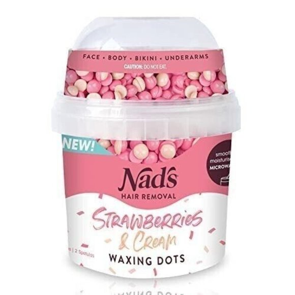 Nad's Hair Removal Waxing Dots - Hard Wax Beads - Wax Kit Hair Removal NEW - Picture 1 of 5
